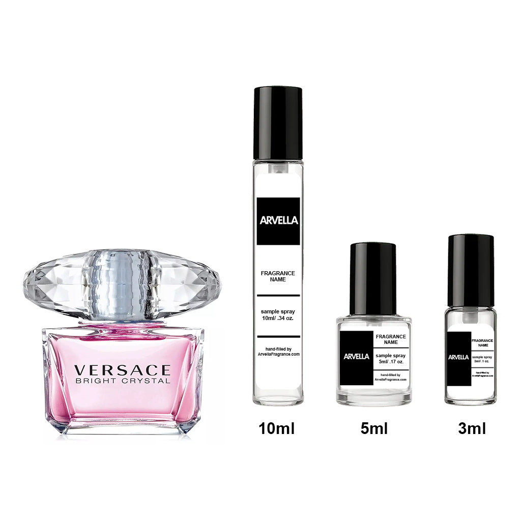 Versace Bright Crystal Sample 10ml Spray - Arvella Fragrance